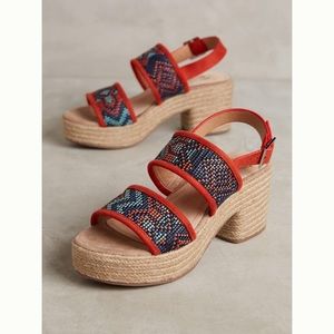 Anthropologie - Vanessa Wu Espadrille Heels